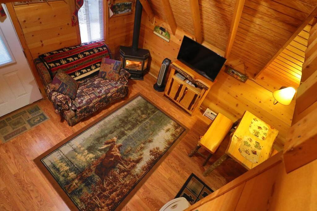 Cute Updated Mountain Cabin Fireplace #3 Хелен Экстерьер фото